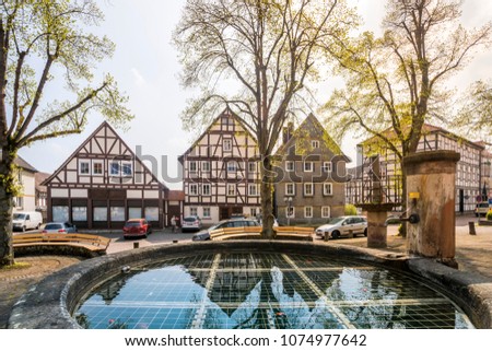 Marketplace, Korbach, Hessen, Germany 