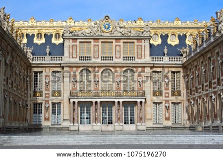 Versailles palace in France