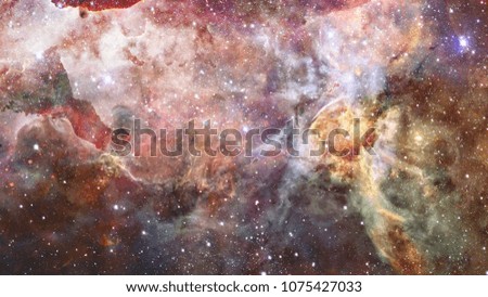 Universe filled with stars, nebula and galaxy. Elements of this image furnished by NASA