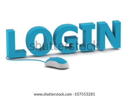 Login and computer mouse