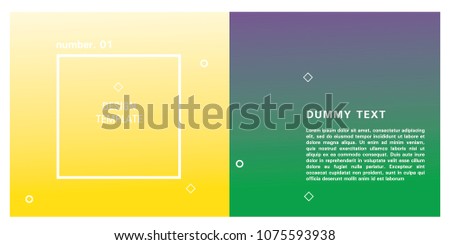 Brochure design template. Colorful background for design layout in eps10.
