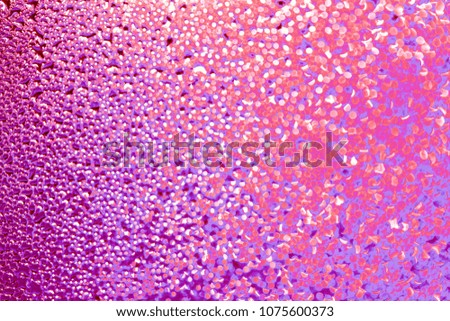 Macro abstract art background created of photographed moisture condensation 