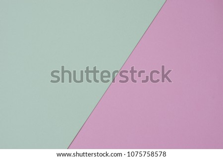textured papered background, flat lay, minimal style in pastel color tone of  green and  yellow 