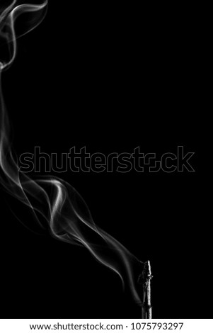 Incense sticks and smoke from incense burning.Incense to worship what respect