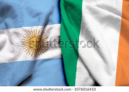 Argentina and Ireland flag together