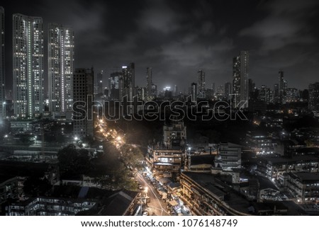 Night shots of city