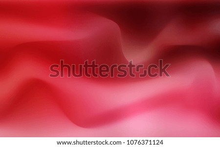 Light Red vector background with lamp shapes. Colorful abstract illustration with gradient lines. A completely new template for your business design.