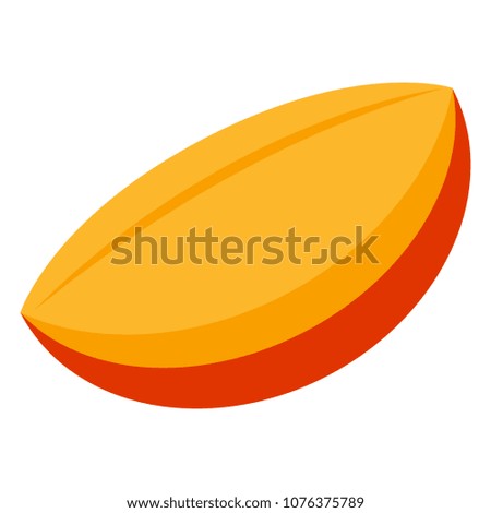 Isolated cut mango icon