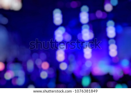 asian people hang out with friends at nightclub on in friday's night, night life in city, rock concert festival, blurred image 