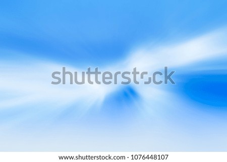 abstract  Gradient motion for texture background, Light color Bright moves speed from outer edge to midpoint. The concept of moving in the air through the clouds quickly.