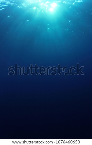 Underwater vertical background photo