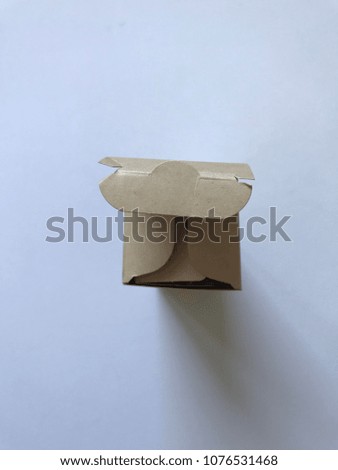 cardboard brown paper box