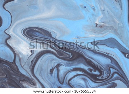 Blue and grey marble color mix natural background photo