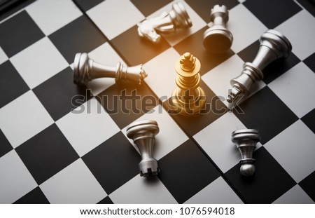 Chess Board - the only business fighting game with a single winner.