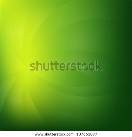 Green Nature Background With Line, Vector Illustration Royalty-Free Stock Photo #107661077
