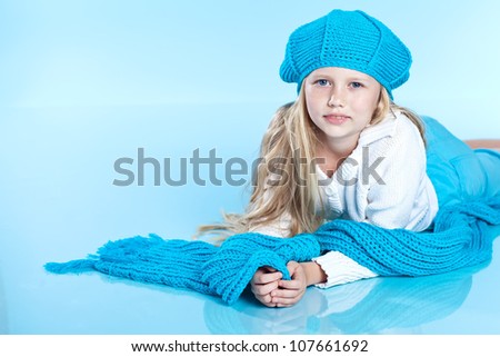 winter hat wool scarf girl fashion