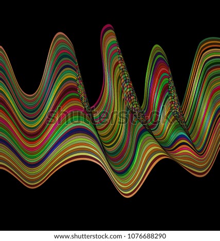 color patterned image of waves