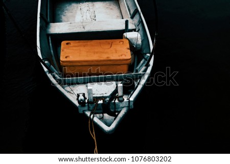 beautiful image of traditional fishing boat