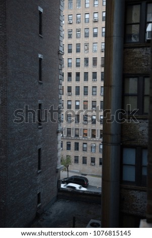 Building in upper Manhattan,New York,USA