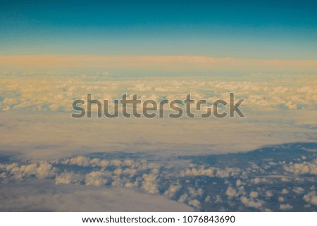 Beautiful blue sky with clouds background.Sky clouds.Sky with clouds weather nature cloud blue