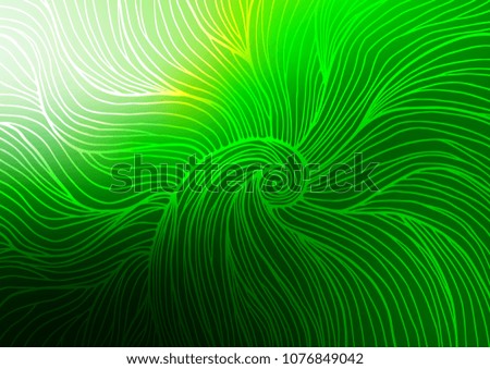 Light Green vector natural elegant background. A completely new color illustration in doodle style. A completely new template for your business design.