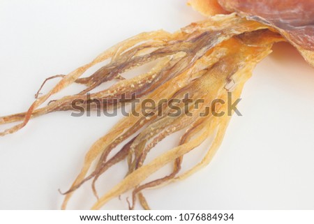 Close-up of dry squid