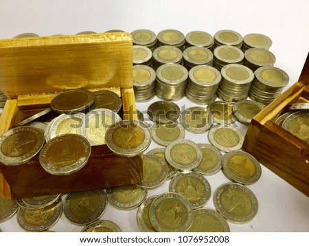 coins,concept for finance and business and saving