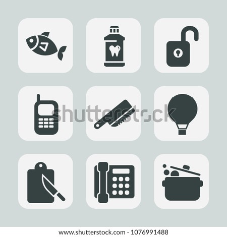 Premium set of fill icons. Such as kitchen, unlock, parachute, toothbrush, key, web, cutlery, paste, technology, mobile, tooth, health, food, call, communication, extreme, animal, restaurant, table