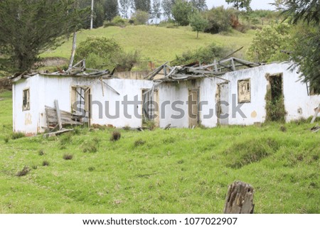 ruined countryside buildings