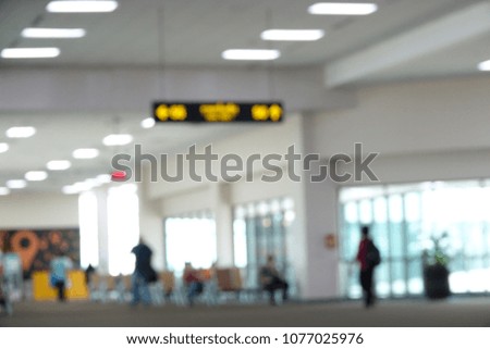 Blur Picture In Airport