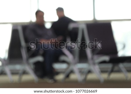 Blur Picture In Airport