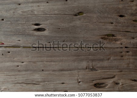 Wood plates Used as a background