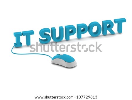 IT support and computer mouse