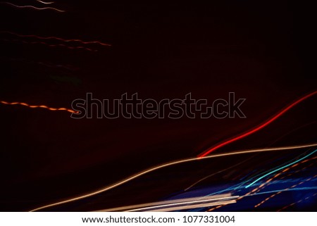 Abstract move light in night time background.