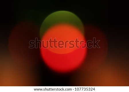 fine abstract image of red and green defocused lights