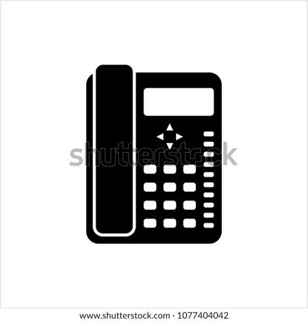 Telephone Icon, Phone Vector Art Illustration