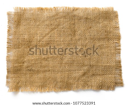 Sackcloth cotton as background Royalty-Free Stock Photo #1077523391