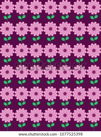 floral pattern element. flower pattern vector. beautiful floral fabric pattern vector