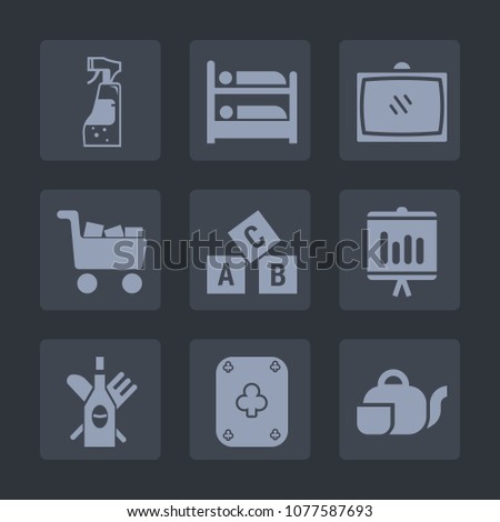 Premium set of fill icons. Such as document, red, beverage, alcohol, bed, travel, tea, maid, drink, television, entertainment, abc, man, japanese, game, business, video, tv, media, technology, sale