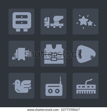 Premium set of fill icons. Such as industrial, industry, vest, mixer, radio, wildlife, cement, keyboard, sky, spaghetti, concrete, galaxy, universe, music, cabinet, animal, astronomy, star, restaurant