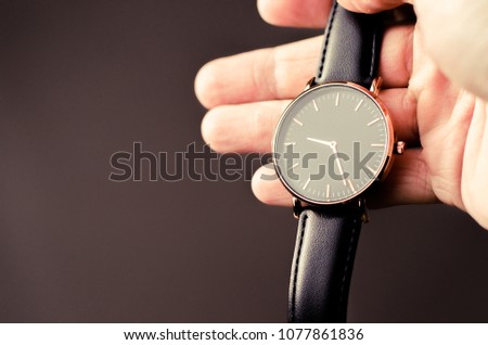 Men's watch, wristwatch