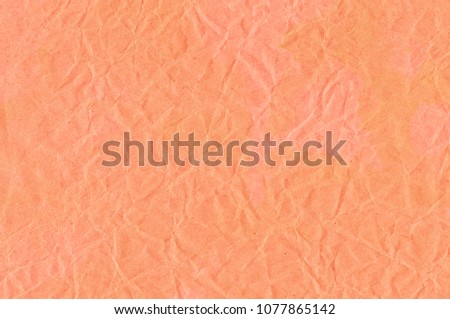 Orange Paper Texture. Background