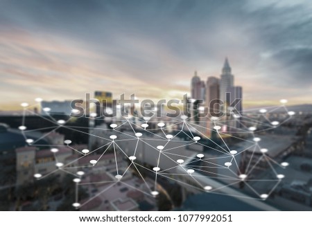 Communication network of urban city