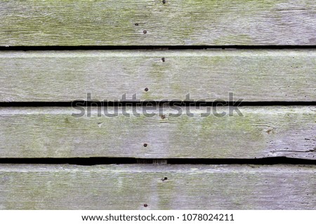 Close Up of an Old Exterior Wall of Wood Planks