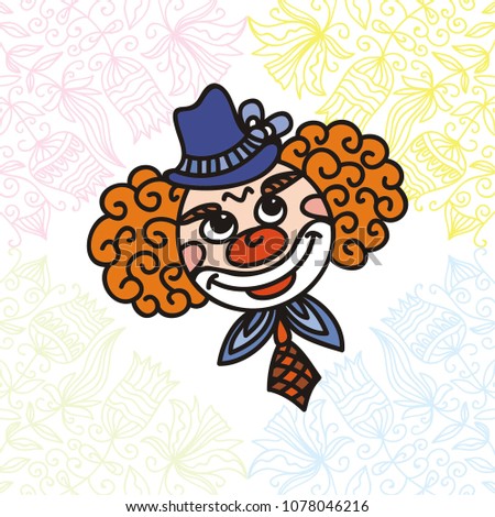 Clown. Vector illustration
