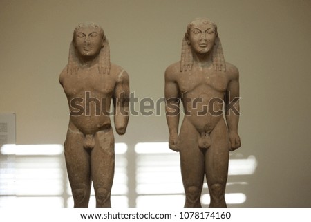 statues from ancient ruins