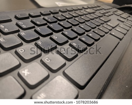 close-up Keyboard at Office | Office Equipment