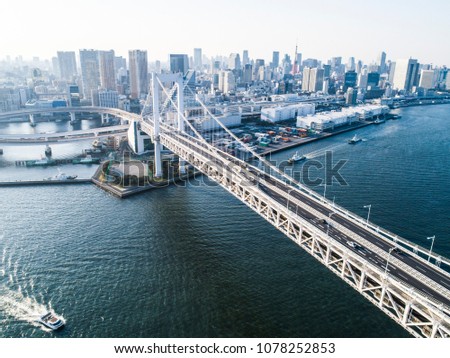 Aerial photographs of urban gulf coast.