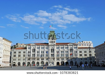 Italy - Trieste downtown 