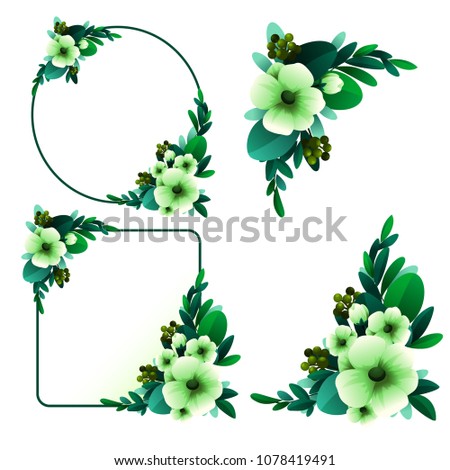 Flower Wreath for decorative (flower frame)